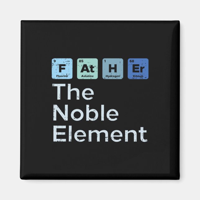 Vater der Wissenschaft der Nobelelemente Magnet (Vorne)