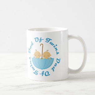 Vater der Zwillings-Vatertags-Geschenk-Tasse Kaffeetasse