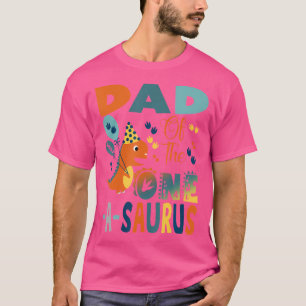 Vater des 2. Geburtstags-Dinosaurier-Teils von One T-Shirt