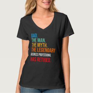 Vater des Beruflichen legendären Unternehmens T-Shirt