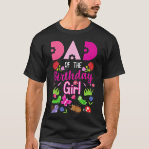 Vater des Birthday Girl Bug Insect Bday Party T-Shirt