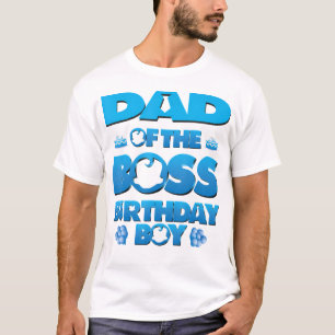 Vater des Boss Birthday Boy Baby Family Party Dec T-Shirt
