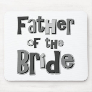 Vater des Braut-Graus Mousepad