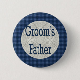 Vater des Bräutigam-Knopfes Button
