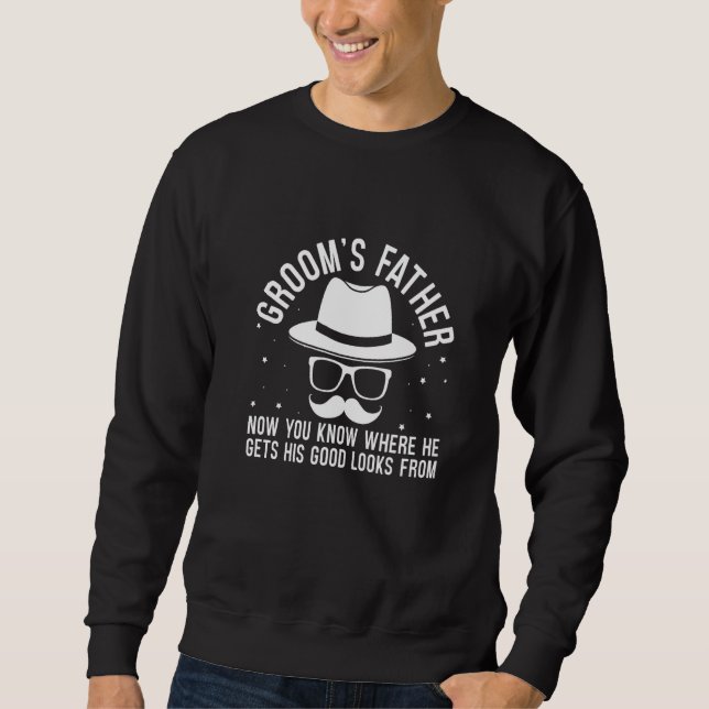 Vater Des Bräutigams Hochzeit Junggesellenparty Pr Sweatshirt (Vorderseite)