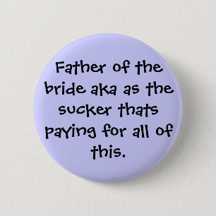 Vater des Brautknopfes Button