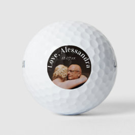 Vater des Fotos der Braut Golfball