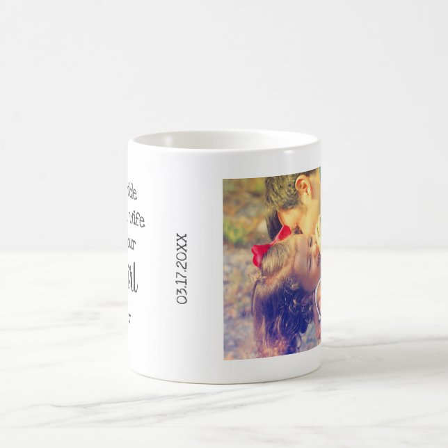 Vater des Fotos der Braut Kaffeetasse (Mittel)