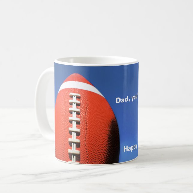 Vater des Fußballvatertages Kaffeetasse (Vorderseite Links)