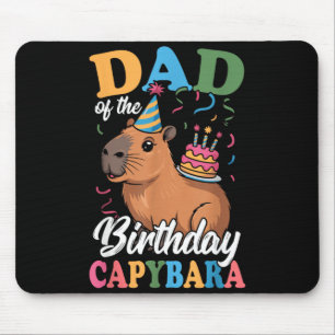 Vater des Geburtstag-Capybara Mousepad