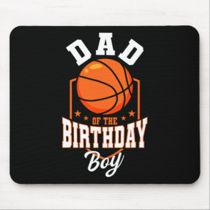 Vater des Geburtstags Basketball-Themenabends Mousepad