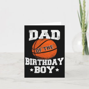 Vater des Geburtstags Boy Bysketbyll Pater Daddy F Karte