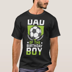 Vater des Geburtstags-Boy-Fußball-Team Pa T-Shirt