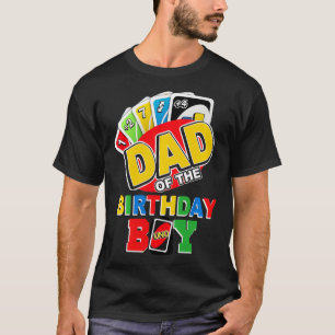 Vater des Geburtstags Junge Uno Daddy Papa Vater 1 T-Shirt