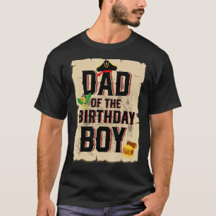 Vater des Geburtstags Junge Vater Pirate Thema 5th T-Shirt