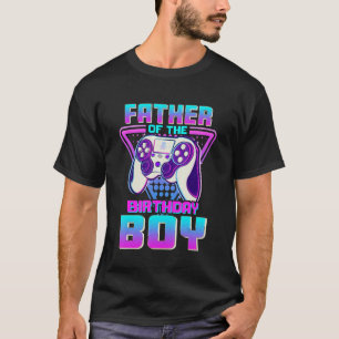 Vater des Geburtstags-Jungs-Video-Spiel Geburtstag T-Shirt