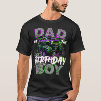 Vater des Geburtstags-Monstertruck-Familien-Matchi T-Shirt