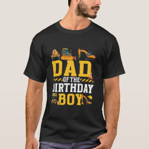 Vater des Geburtstagsjunge Baugewerbes Geburtstag T-Shirt