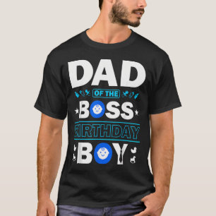 Vater des Geburtstagsjungen Baby Boss Familie T-Shirt