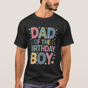 VATER des Geburtstagsjungen Bunte Kunst T-Shirt