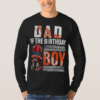Vater des Geburtstagsjungen Dirt Bike B-Day-Motocr T-Shirt