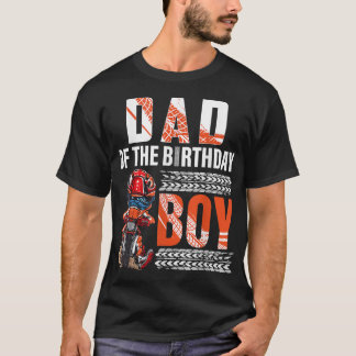 Vater des Geburtstagsjungen Dirt Bike B-Day-Motocr T-Shirt
