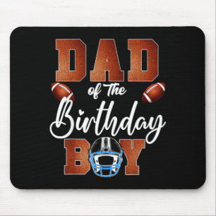 Vater des Geburtstagsjungen Fußballparty Familie Mousepad