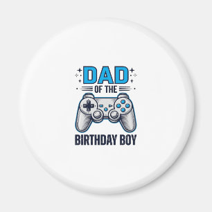 Vater des Geburtstagsjungen-Gamer-Shirt-Design_1 Magnet