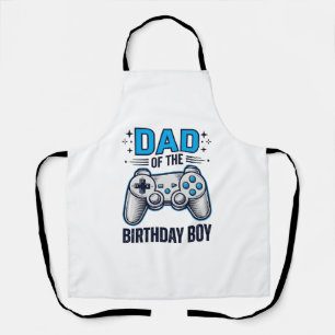 Vater des Geburtstagsjungen Gamer-Shirt-Design_1 Schürze