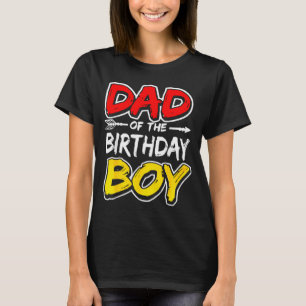 Vater des Geburtstagsjungen passende Familienparty T-Shirt