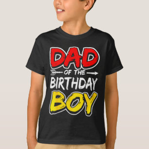 Vater des Geburtstagsjungen passende Familienparty T-Shirt