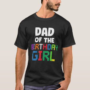 Vater des Geburtstagskindermeisters Bricks Blo T-Shirt