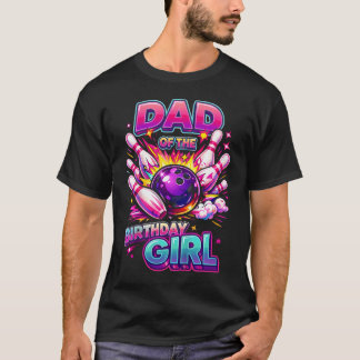 Vater des Geburtstagskindes Bowling Geburtstagsfei T-Shirt