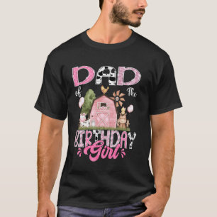 Vater des Geburtstagsmädchens 1. Geburtstag Rosa K T-Shirt