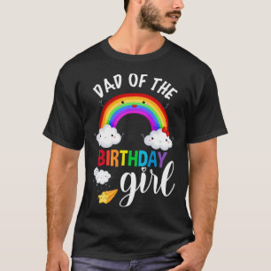 Vater des Geburtstagsmädchens Rainbow B Day Matchi T-Shirt