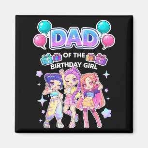 Vater des Geburtstagsmädchens süß chibi kpop lusti Magnet