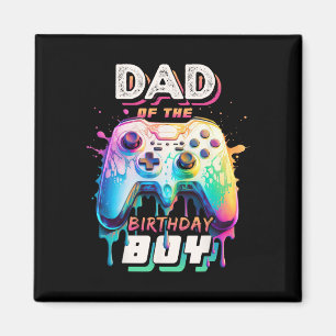 Vater des Geburtstagsspielers "Junge Matching Vide Magnet