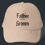 Vater des Groom-Hat Truckerkappe<br><div class="desc">Vater des Grooms Name dein Hut</div>