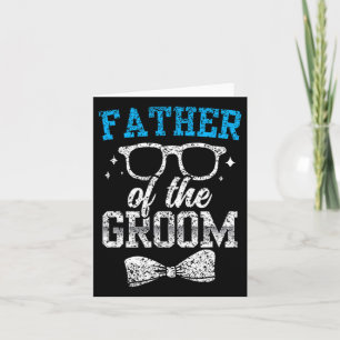 Vater des Groom Party Hochzeit Bachelor Karte