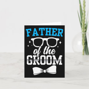 Vater des Groom Party Hochzeit Bachelor-Redewendun Karte