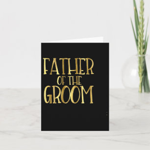 Vater des Groom Wedding Party Bride Vater Karte