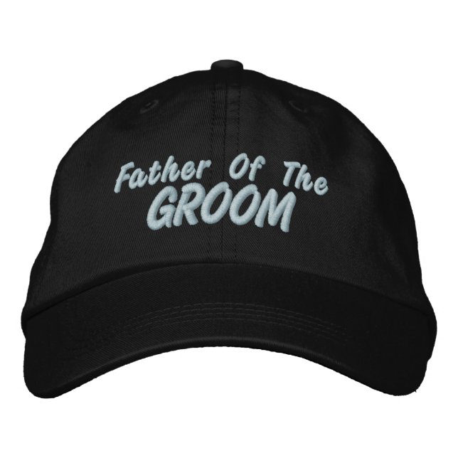 Vater des Grooms Bestickte Baseballkappe (Vorderseite)