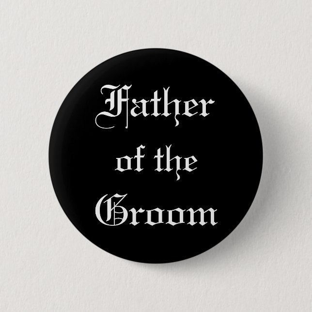 Vater des Grooms Button (Vorderseite)