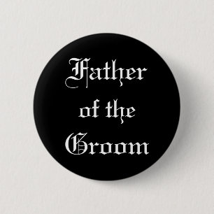Vater des Grooms Button