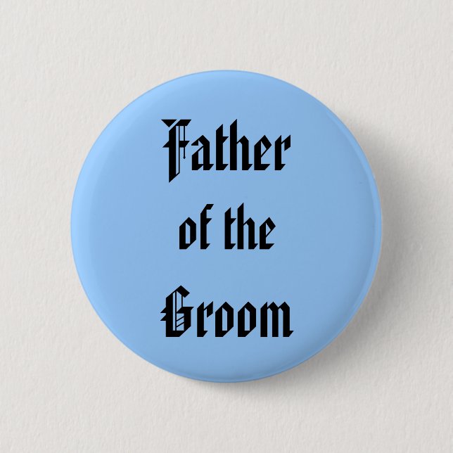 Vater des Grooms Button (Vorderseite)