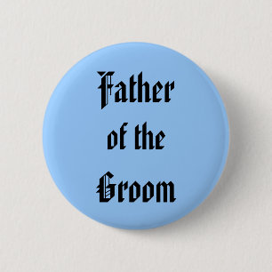 Vater des Grooms Button