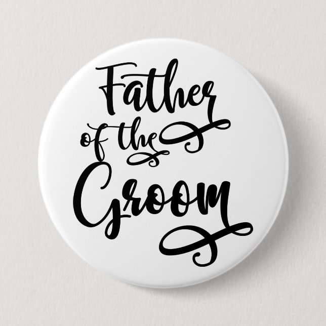 Vater des Grooms Button (Vorderseite)