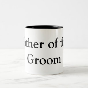 Vater des Grooms Zweifarbige Tasse