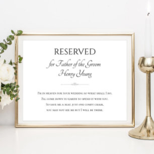 Vater des Gutes, den ich für deine Hochzeit im Him Poster