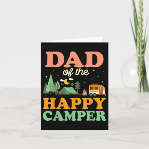 Vater des Happy Camper Shirt Männer 1. Camping Karte